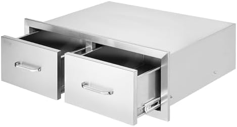 VEVOR Outdoor Kitchen Drawers 30"W x 10"H x 20"D Stainless Steel by VEVOR