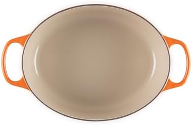 Le Creuset Enameled Cast Iron Oval Dutch Oven, 6.75 qt., Flame - Image 3