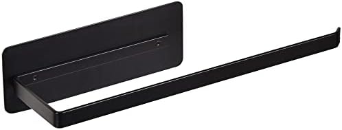 EASTTOWEST Magnetic Paper Towel Holder,Black Towel Bar Rack for Refrigerator BBQ Grills Griddles Toolbox RVs Tailgates,Heavy Duty Strong Magnet Backing,12”(L) x 3”(H),Fit All US Paper Roll by EASTTOWEST