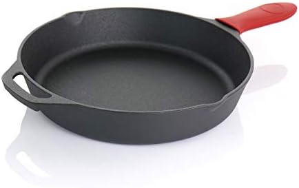 MegaChef Pre-Seasoned 9 Piece Cast Iron Skillet Set - Image 2