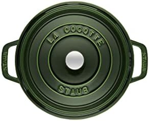 Staub Cast Iron 2.75-qt Round Cocotte - Basil, Made in France - Image 3