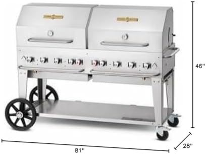 RCB-72WGP Rental Grill Wind Guard Package,LP,72" - Image 2
