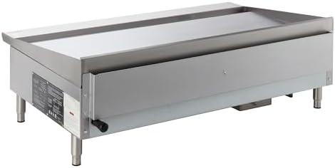 Winco 48" Commercial Natural Gas Griddle - Image 3