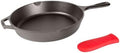 Lodge Pre-Seasoned Cast Iron Skillet with Hot Handle Holder, 10.25 Inches by Lodge