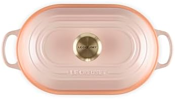 Le Creuset Enameled Cast Iron Oval Bread Oven, 11.5 inch, Peche - Image 2