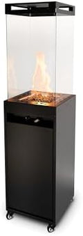 Planika Lighthouse - Patio Heater Outdoor Fireplace for Patio Fueled with Propane Gas 20 lbs cylider - Cover and Regulator Included by Planika-EthanolGasFires