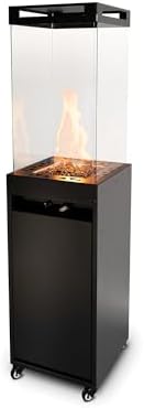 Planika Lighthouse - Patio Heater Outdoor Fireplace for Patio Fueled with Propane Gas 20 lbs cylider - Cover and Regulator Included by Planika-EthanolGasFires