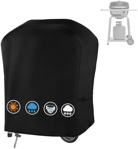 Grill Cover for Charbroil Bistro Pro Electric Grill, Waterproof Outdoor Griddle Cover for Char Broil Bistro Pro Grill Model 25302145 25302146 25302148 25302161 CB1250073P4 Gas Grill Accessories by Rsipelsk