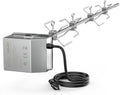 onlyfire Stainless Steel Rotisserie Kit for Weber Genesis 4&6 Burner Grills by onlyfire