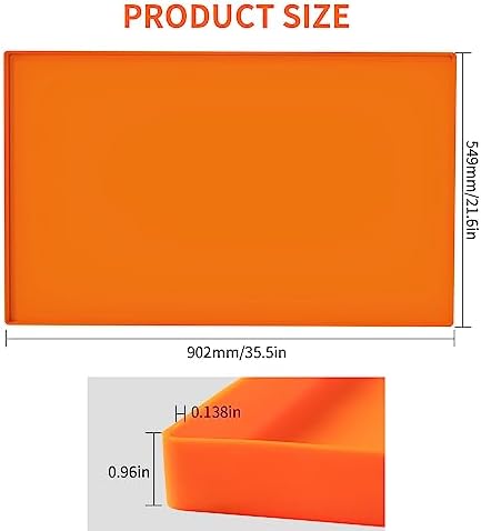 Silicone Protective Cover for 36" Blackstone Griddle,Heavy Duty Food Grade Silicone Grill Mat, Protect Griddle from Rodents, Insects, Debris, and Rust,All Season Cooking Protective Cover - Image 6