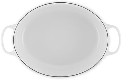 Le Creuset Enameled Cast Iron Oval Dutch Oven, 9.5 qt., White - Image 3