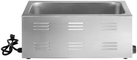 Kratos Commercial Electric Countertop Food Warmer |Large 4/3 Size Portable Steam Table Food Warmer for Catered Events |Stainless Steel | 120V, 1500 Watts (28W-532) - Image 4