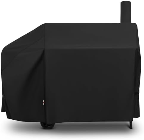 Unicook Offset Smoker Cover 60 Inch, Heavy Duty Waterproof Grill Cover by UNICOOK