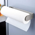 Magnetic Paper Towel Holder for Kitchen, Strong Magnetic Backing, Silver by DELITON