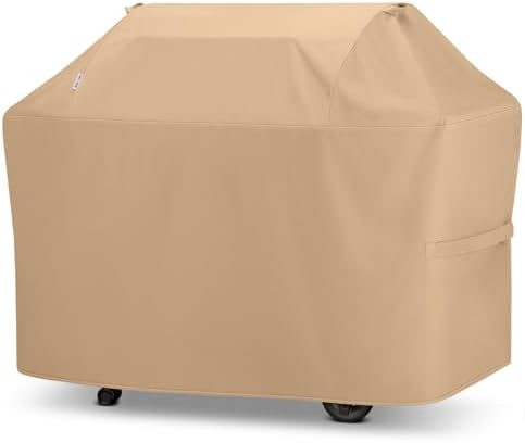 Unicook Grill Cover Heavy Duty Waterproof UV Resistant 75 Inch, Light Brown by UNICOOK