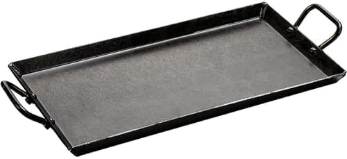 Lodge Pre-Seasoned Carbon Steel Griddle, 18 x 10 Inches by Lodge
