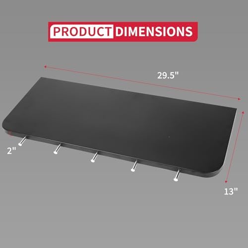Utheer Folding Front Shelf for Pit Boss Austin XL 1000,29.5" Front Tray - Image 3