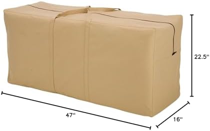 Classic Accessories Terrazzo Water-Resistant 45.5 Inch Patio Cushion and Cover Storage Bag, Patio Furniture Covers - Image 4