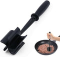 Meat Chopper, 5 Curve Blades Ground Beef Smasher, Heat Resistant Hamburger Smasher Tool, Nylon Potato Masher Utensil, Ground Meat Chopper, Meat Separator Tool for Hamburger, Non Stick Mix Chopper by Unknown
