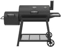 Oklahoma Joe’s Laredo Series 1100 Offset Charcoal Smoker and Grill with 1100 sq. in. Cooking Area in Black by OklahomaJoes%C2%AE