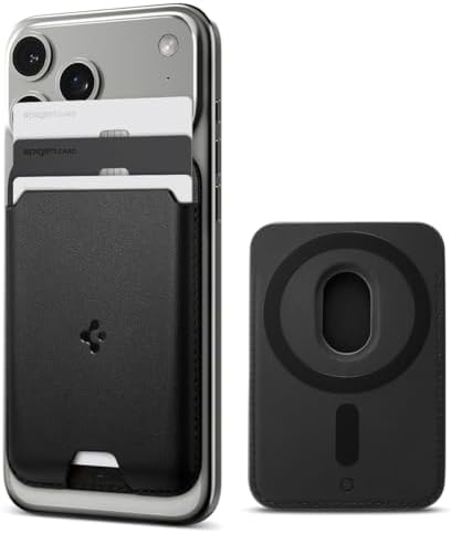 Spigen for MagSafe Wallet, Holds 3 Cards, Strong Magnet, Valentinus MagFit by Spigen