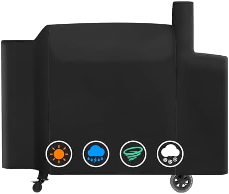 Heavy-Duty Grill Cover Compatible with Pit Boss 1100 Pro Series 1260 Triple-Function Combo Grill PB1100PSC2, PB1100PSC1, Sportsman 1230, Competition 1230CS1, Navigator 1230G Wood Pellet Grill by ZBXFCSH