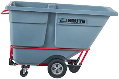 Rubbermaid Commercial Products Tilt Truck, 1 Cu Yd, 1250lbs Cap, Gray - Image 3