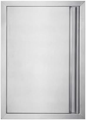 BI-DTOOL Outdoor Kitchen Single Doors 17" W X 24" H BBQ Access Door Thickened 304 Brushed Stainless Steel Doors for Indoor/Outdoor Kitchen Outdoor Cabinet Barbeque Grill or BBQ Island by BI-DTOOL