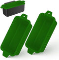 2 PCS Silicone Grease Cup Liners for Blackstone 36 28 22 17 Inch Griddle,Reusable Grease Catcher Cup Liner Grill Grease Tray,Durable Drip Pans Blackstone Griddle Accessories,Green by Oliggive