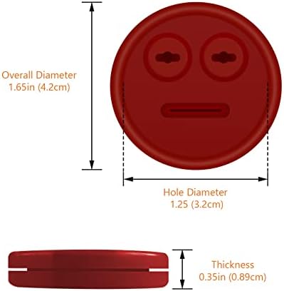 4 Pack Meat Probe Red Grommets for Weber 85037 Smokey Mountain Cookers, DIY - Image 2