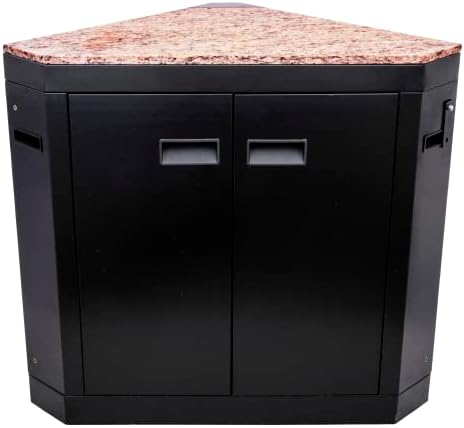 Charbroil Medallion Series Modular Outdoor Kitchen Corner, Black - 463246718 by Charbroil