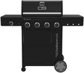 Charbroil Performance Series 4-Burner Gas Grill Cabinet with Side Burner, Black - 463253925 by Charbroil