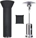 Patio Heater Covers with Zipper and Storage Bag,Waterproof,Dustproof,Wind-Resistant,Sunlight-Resistant,Snow-Resistant,Black,87'' Height x 33" Dome x 19" Base by HUALEDIBrandHome