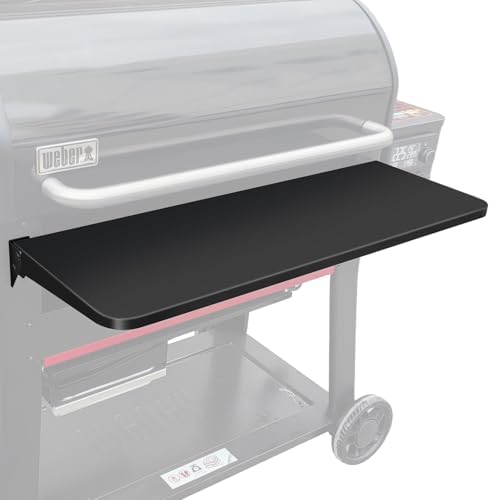 QuliMetal Foldable Front Shelf for Weber Searwood XL 600/Smoque XL by QuliMetal