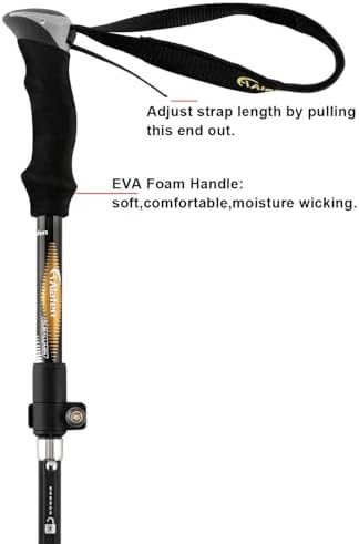 A ALAFEN 7075 Aluminum Collapsible Ultralight Trekking Pole - Image 5