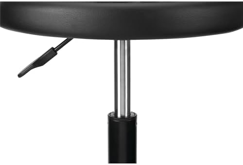 Performance Tool W85011 Pneumatic Swivel Bar Stool with Back Support, 360-Degree Swivel, Heavy Duty Steel Frame, Black - Image 6