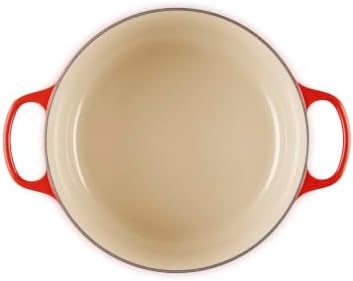Le Creuset Enameled Cast Iron Round Dutch Oven, 7.25 qt., Cerise/Crucible - Image 3