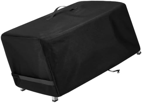 Tabletop Grill Cover, 600D PVC Shell, 25-18-15 Inch Profile, Compatible with NXR 3, Debris Barrier for Patio Garage Camping Storage Tabletop Barbecue Cover Compact Grill Protector Patio - Image 4