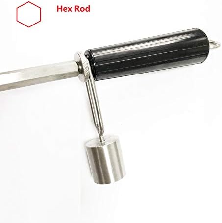 Heavy Duty Stainless Steel 304 Grill Rotisserie Spit Rod Counter Balance Weight with Lock Washer Kit - Image 4