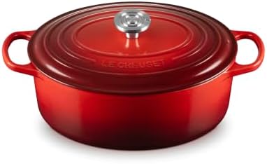 Le Creuset Enameled Cast Iron Oval Dutch Oven, 6.75 qt., Cerise/Crucible by Unknown