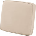 Classic Accessories Montlake Water-Resistant 23 x 20 x 4 Inch Patio Lounge Back Cushion, Antique Beige, Outdoor Loveseat Cushions by ClassicAccessories