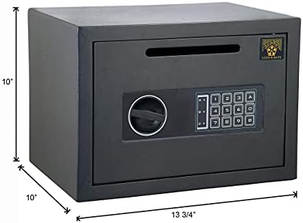 Electronic Safe Deposit Box - Drop Safe with Digital Keypad and 2 Manual Override Keys for Business Cash Drops or Home Safety by Paragon Safes - Image 5