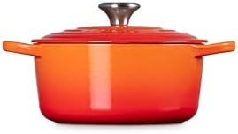 Le Creuset Enameled Cast Iron Round Dutch Oven, 2 qt., Flame - Image 4