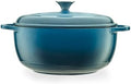Mercer Culinary Enameled Cast Iron Round Dutch Oven, 6 qt., Turquoise by MercerCulinary