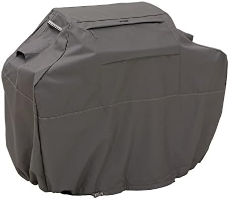 Classic Accessories Ravenna Water-Resistant 58 Inch BBQ Grill Cover, Dark Taupe by ClassicAccessories