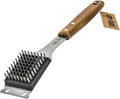 BBQ-Aid Grill Brush and Scraper for Barbecue – Grill Brush for Outdoor Grill with Extended, Large Wooden Handle and Replaceable Stainless Steel Bristles Head –No Scratch- BBQ Grill Brush for Any Grill by BBQ-AID