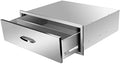 Outdoor Kitchen Drawers Stainless Steel, BBQ Drawer Inserts for Built-in Patio Grill Station, 30''W x 10''H x 23''D by MIGODA