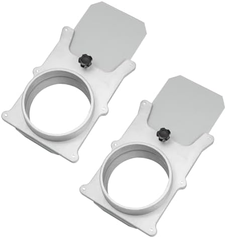 POWERTEC 70165-P2E Aluminum Blast Gate, 3" - 2PK by POWERTEC