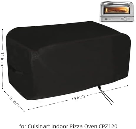19 in Pizza Oven Cover for Cuisinart Indoor 12" Electric Pizza Oven CPZ-120 - Image 2