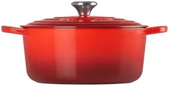 Le Creuset Enameled Cast Iron Round Dutch Oven, 5.5 qt., Cerise - Image 4